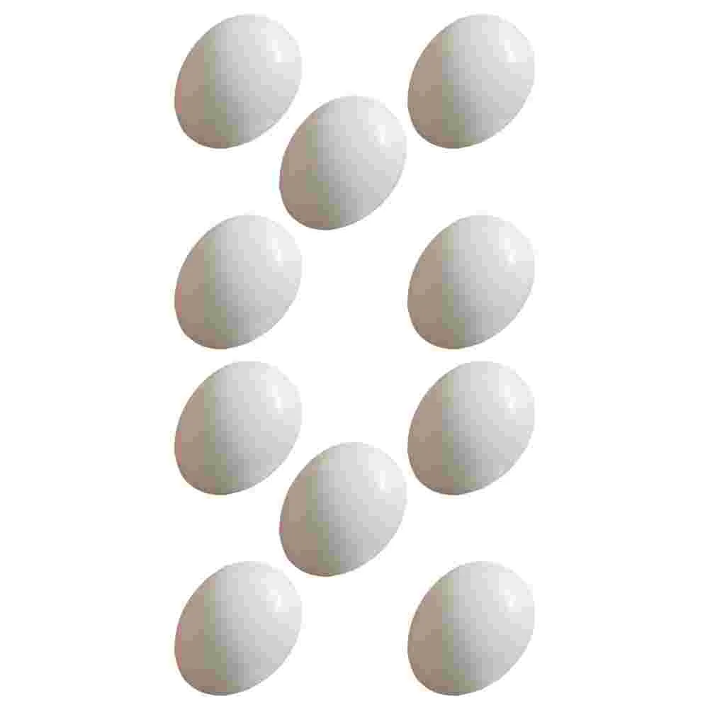 

10pcs Simulation Bird Eggs Prop Bird Breeding Prop Fake Bird Egg Decoration