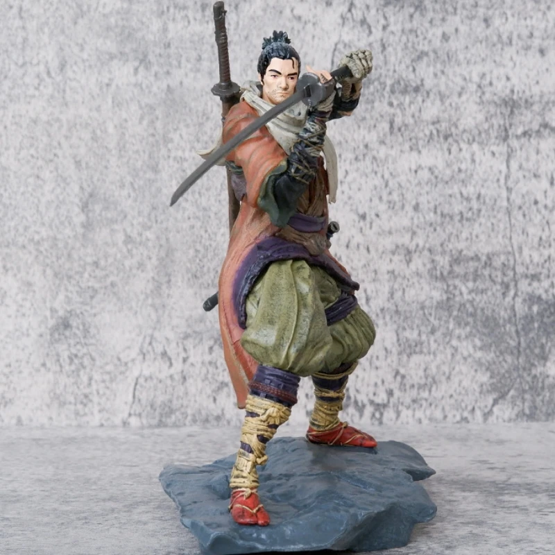 

Sekiro Shadows Die Twice Wolf Action Figure Toys Figuras Anime Gk Statue 20cm Pvc Model Collection Gift For Children Decoration