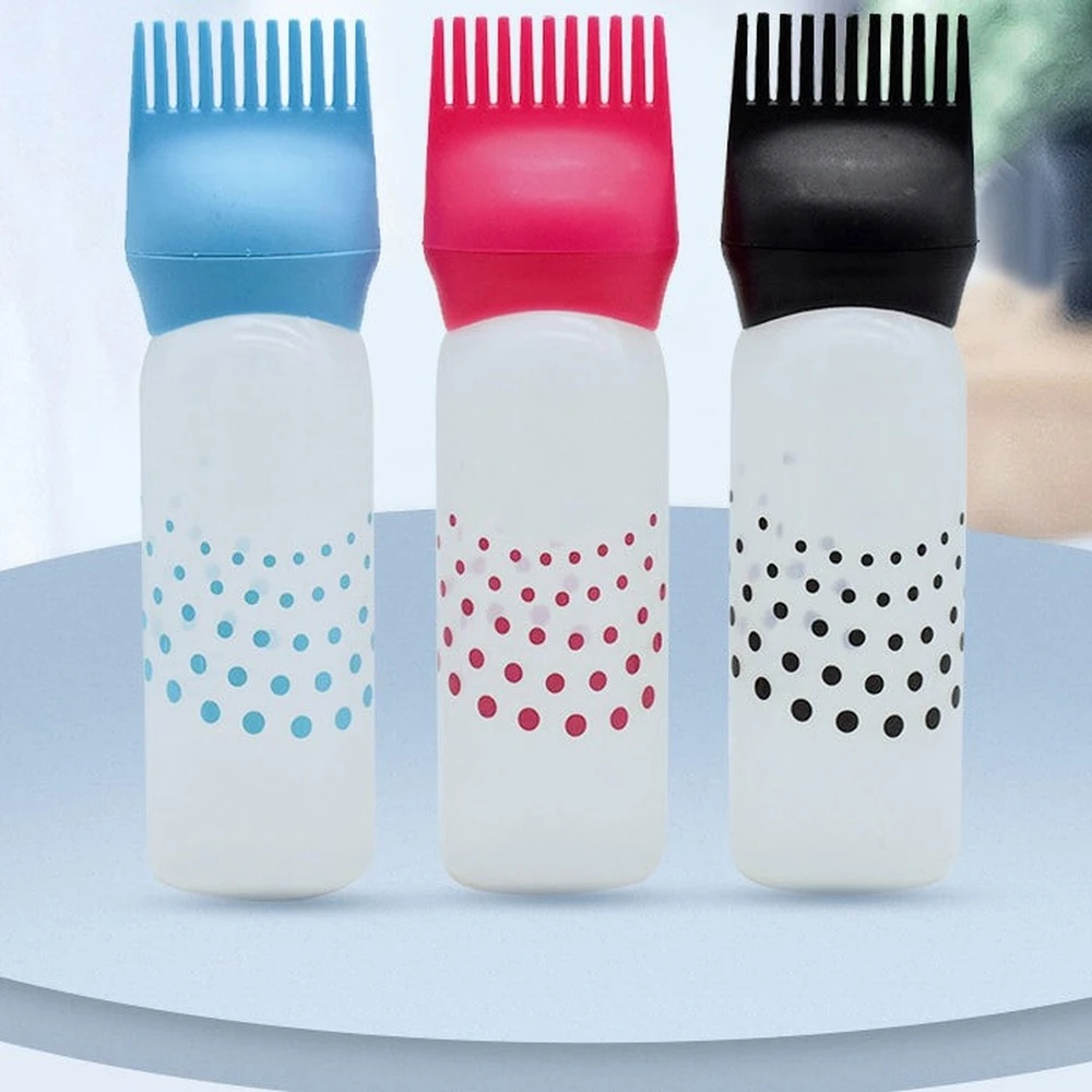 

Hair Dye Applicator Comb Bottle Excellent Durable Flexible Plastics Brush for Hairdressing Coloring Dispensing