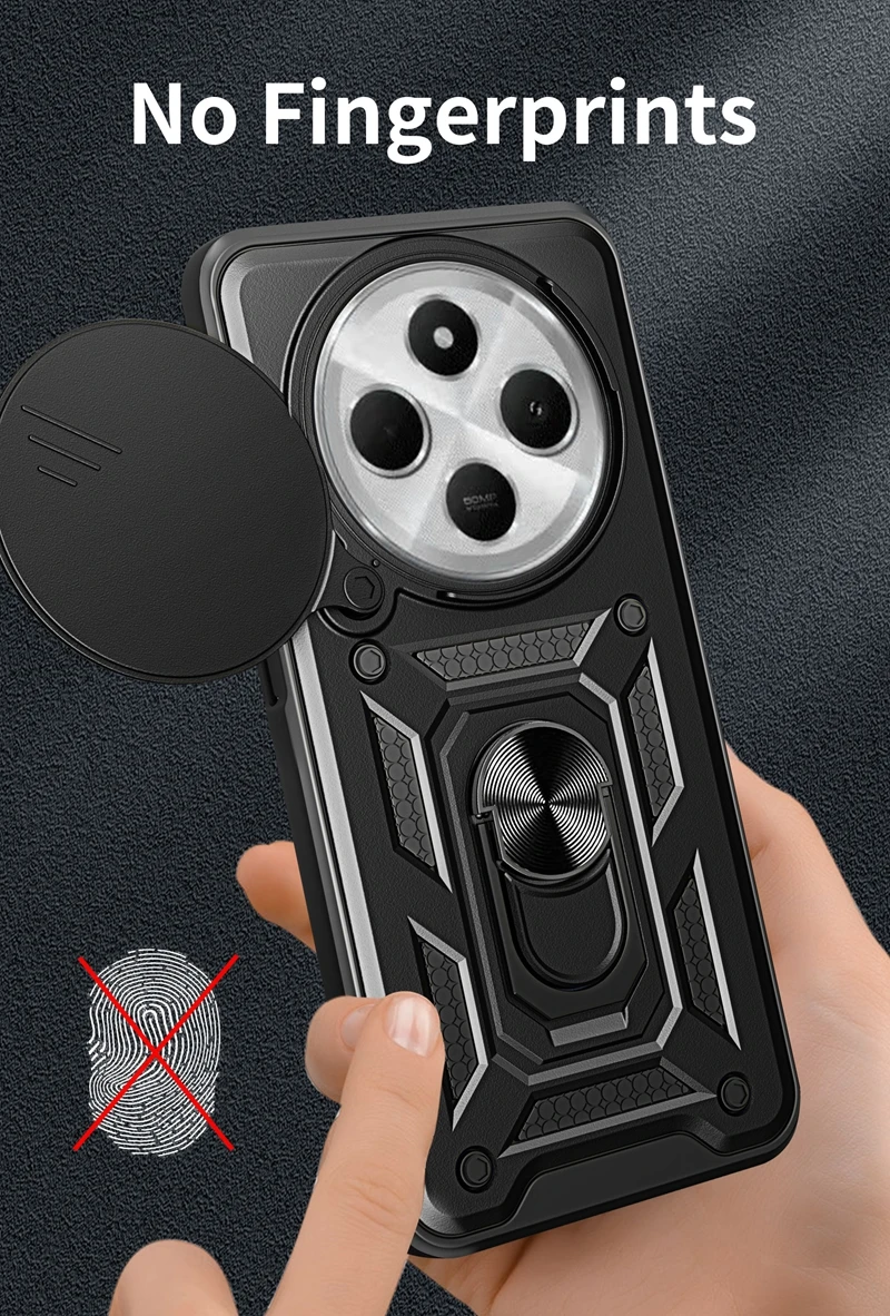 Чехол для Xiaomi Redmi 14C 4G противоударный чехол объектива Redmi14C 14 C магнитный