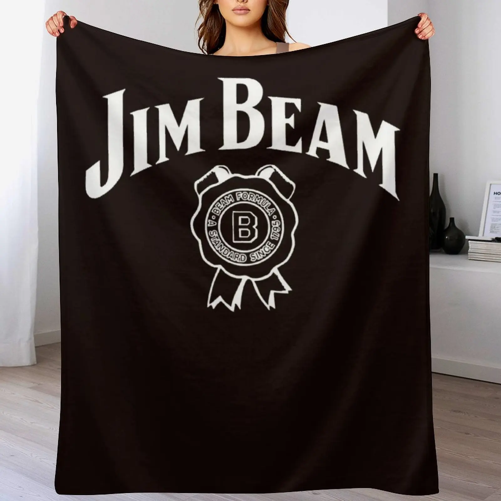 Горячий товар Джим луч логотип Плед Дизайнеры аниме Роскошные дизайнерские