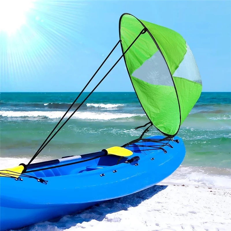 

Foldable Kayak Boat Wind Sail Summer Surfing Wind Paddle Kayak Sail Downwind Paddle Rowing Boats Canoe Stroke Paddle Wind Window