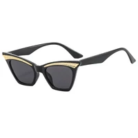 brand fashion square sunglasses cateye woman black gradient sun glasses female big frame modern retro vintage oculos de sol