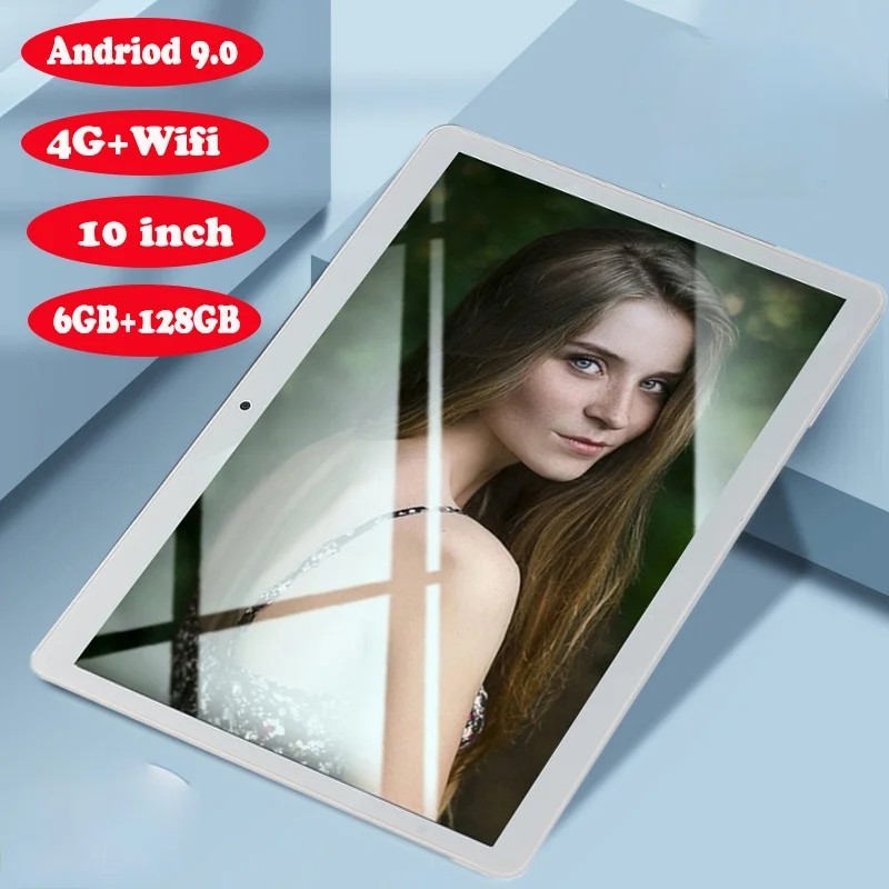 

[Новинка] планшетный ПК 6G + 128 ГБ Android 9,0 WiFi + 4G, планшетный ПК, двойная карта, двойная камера МП, IPS + Bluetooth + GPS