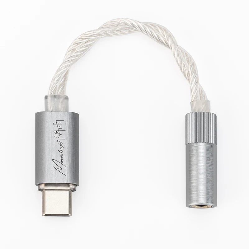 Фото MOONDROP ECHO-A Высокое разрешение 3,5 мм односторонний портативный ЦАП/усилитель USB-C декодерный усилитель №2