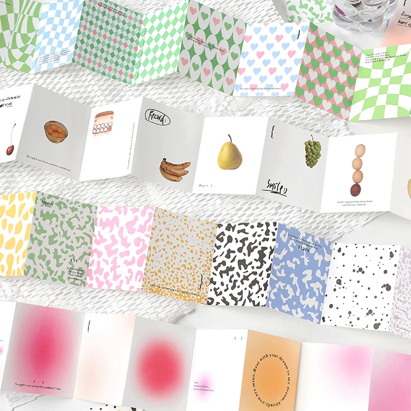 

Stationery Stickers Notes Notepad Notebook School Office Supplies Foldable Notes Creative Cartoon Notes 4 Styles 10 Per Pack