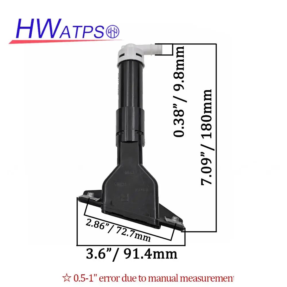 Форсунка омывателя головной фары для Honda Civic Fd6 2005 2006 2007 2008 2009 2010 2011 цилиндрический
