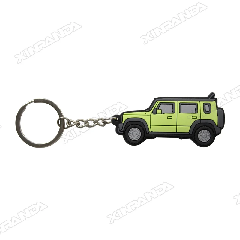 

Нет сделано Jimny модель автомобиля брелок для ключей из ПВХ брелок для ключей для Suzuki Gen4 Jimny JB64 JB74 JC74 2019-2025