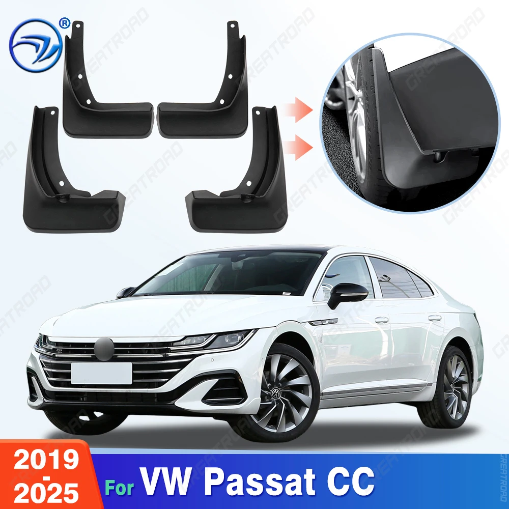 

Для Volkswagen VW Passat CC 2019-2025 2021 2022 2023 2024 брызговики на крыло брызговики брызговики автомобильные аксессуары