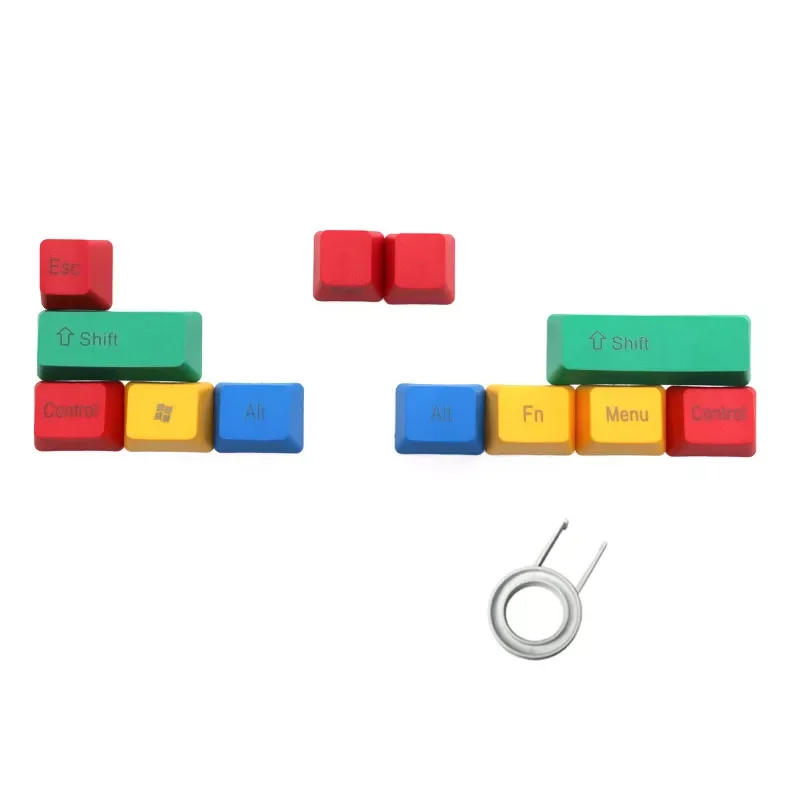 

Keys RGBY Colorful keycap Blank/Top/Side Printed PBT Keycaps for USB Mechanical Keyboard DIY Replacement