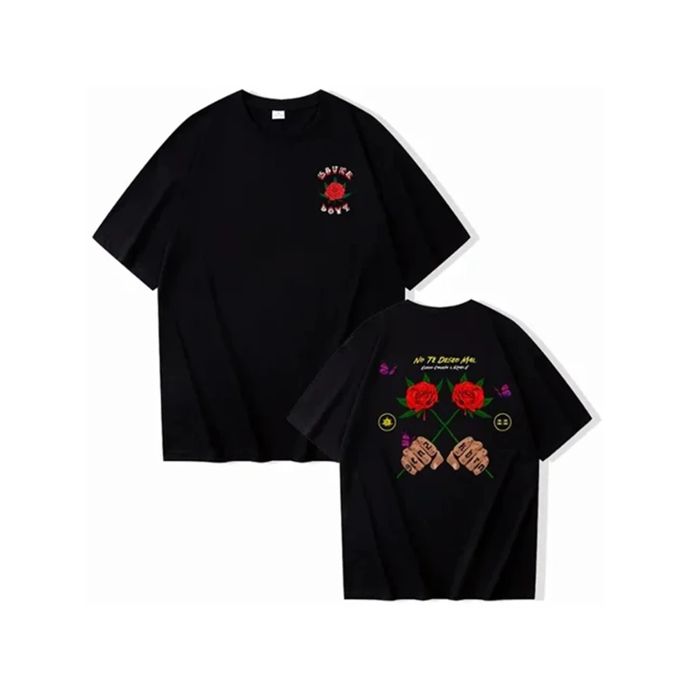 Футболка Мужская Одежда Homme Новая в Верхние Футболки Eladio Carrion Sol Maria Album Tour Merch