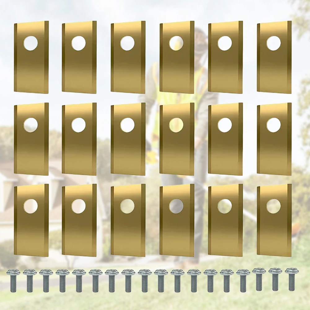 Набор Лезвий Для Газонокосилки 18 Шт. Замена С Одним Отверстием Роботизированных