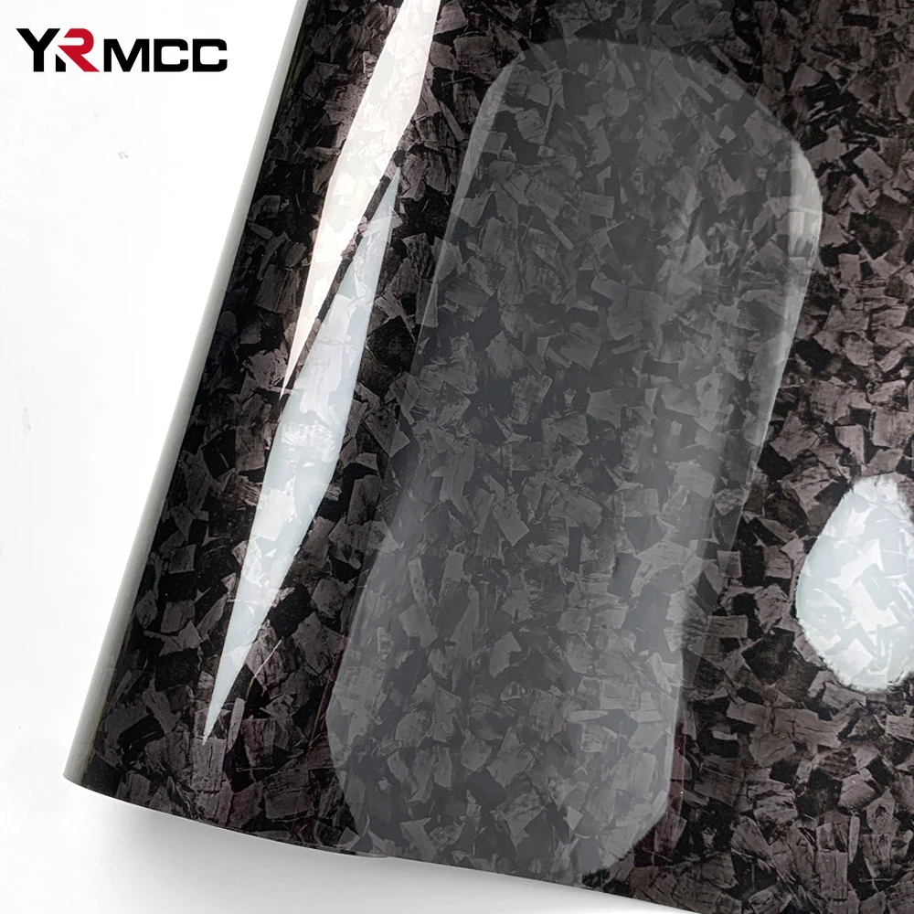 Автомобильная глянцевая виниловая пленка из кованого углеродного волокна