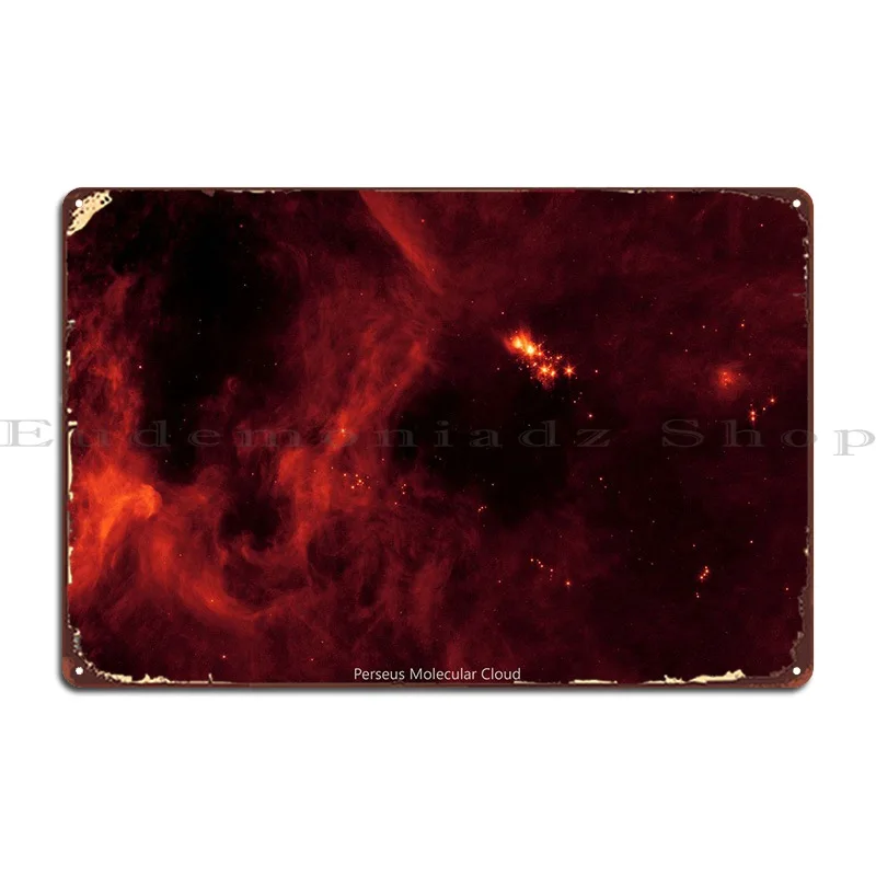 

Perseus Molecular Cloud Metal Plaque Create Funny Club Print Living Room Tin Sign Poster