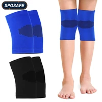 2pcspair kids sports knee compression sleeves leg support brace for boys girls cycling running basketball football gymnastics