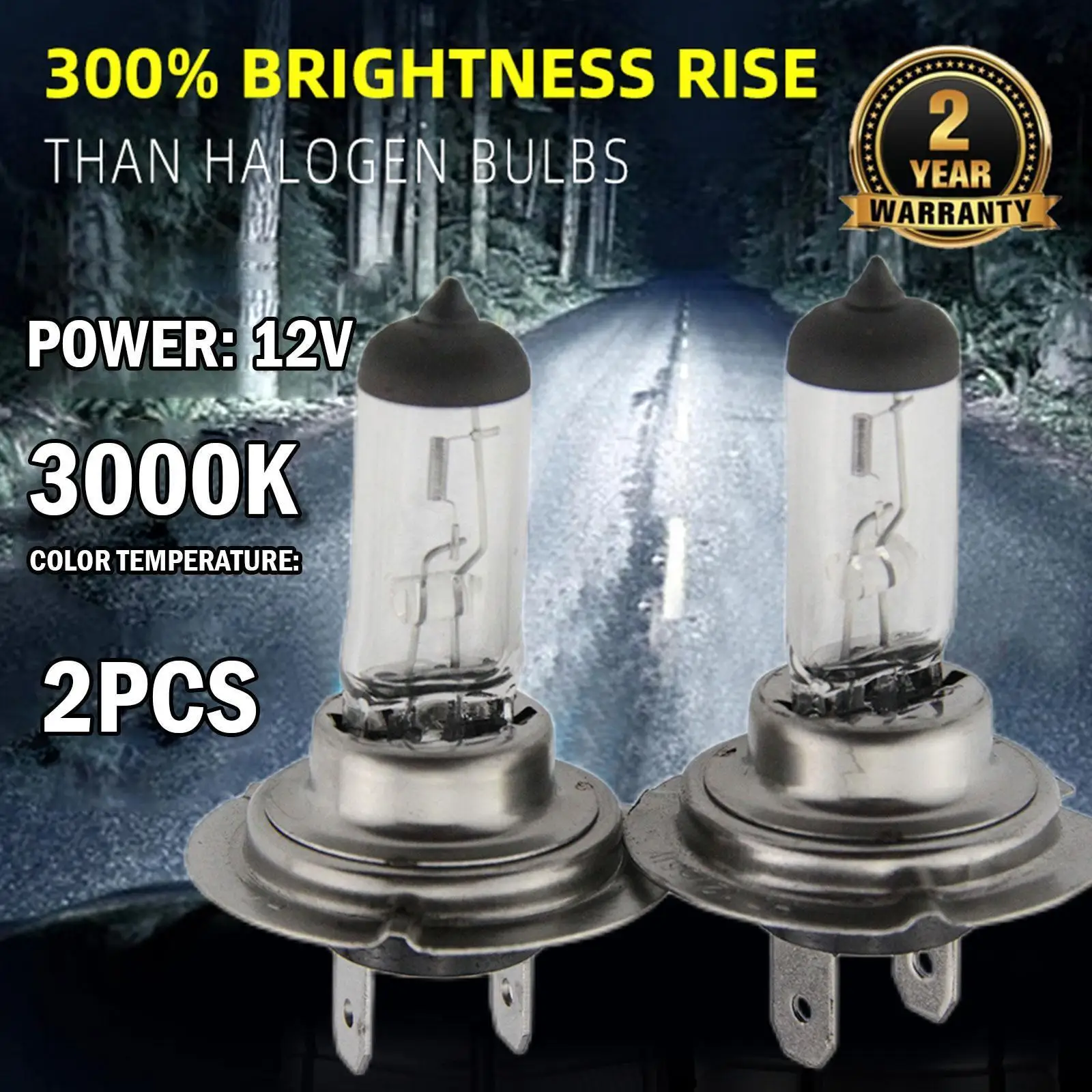 

Галогенсветильник лампа для автомобиля, 12 В, 55 Вт, 4300 К, 2 шт.