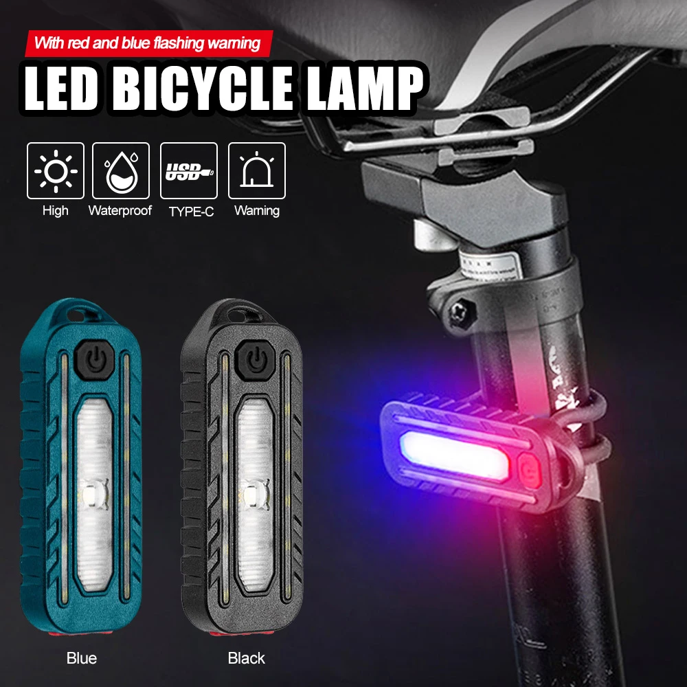 

Motorcycle Warning Light Helmet LED Smart Light Night Cycling Safety Signal Universal Bicycle Helmet Taillight Accessrioes