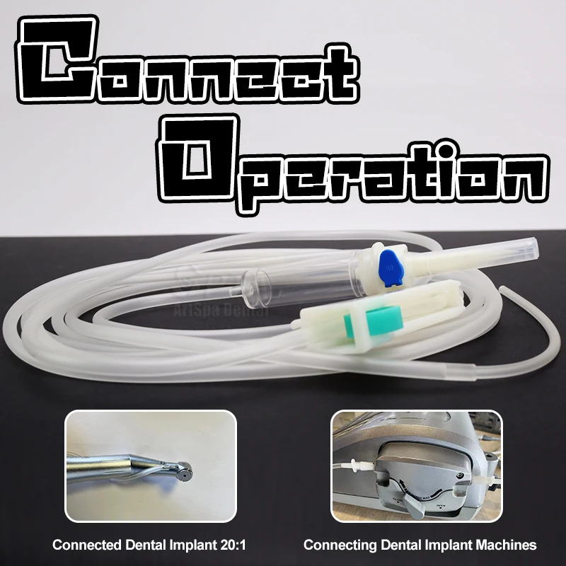 10 шт. хирургическая ирригационная трубка для зубного имплантата прозрачная
