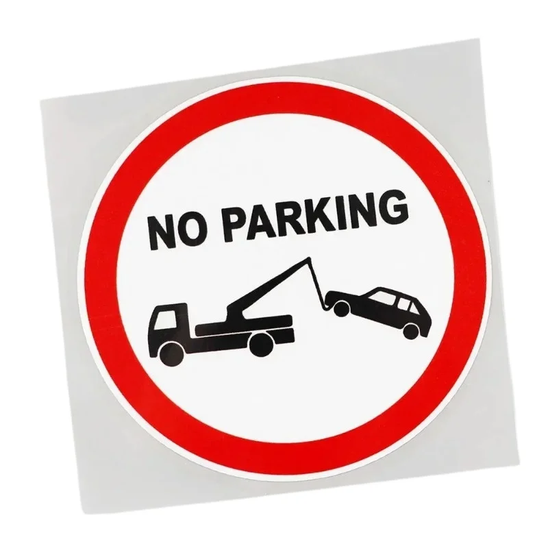 

Наклейки на автомобиль, дорожный знак, наклейки без парковки, внешние детали автомобиля, аксессуары, наклейки, продукты, крышка, царапины, 13 см, ПВХ KK