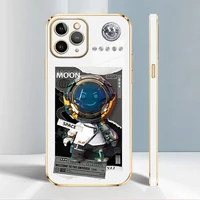 soft celular case for iphone 11 12 13 pro max xr se2022 13pro 6 i13 iphone13 se2020 iphone12 matte eyes mechanical astronaut