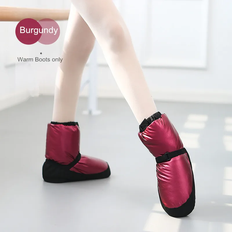 Теплая обувь для девочек Zapatillas De Зимние балетки танцев Балетки Детские теплые