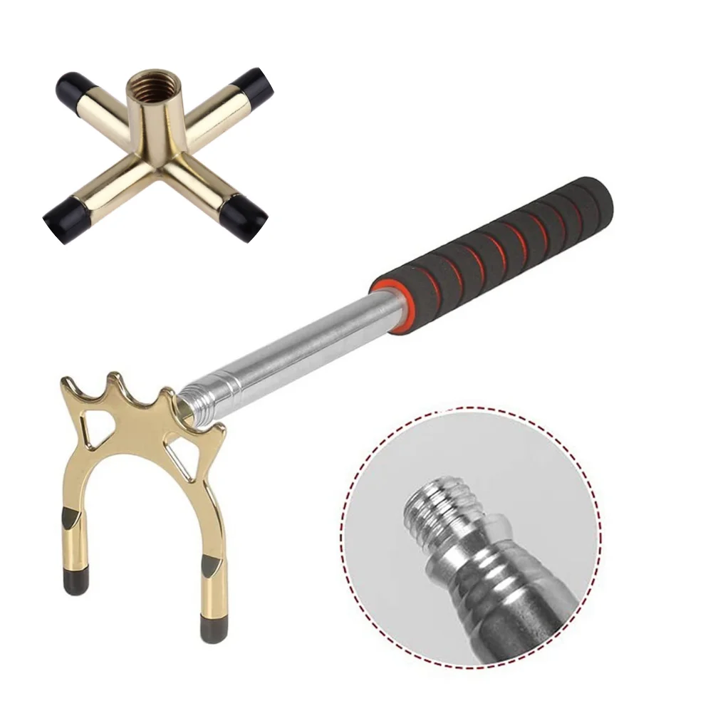

Retractable Billiard Cue Bridge Telescopic Bridge Stick Rack Professional Billiards Cue Bridge Pool Table Accessories