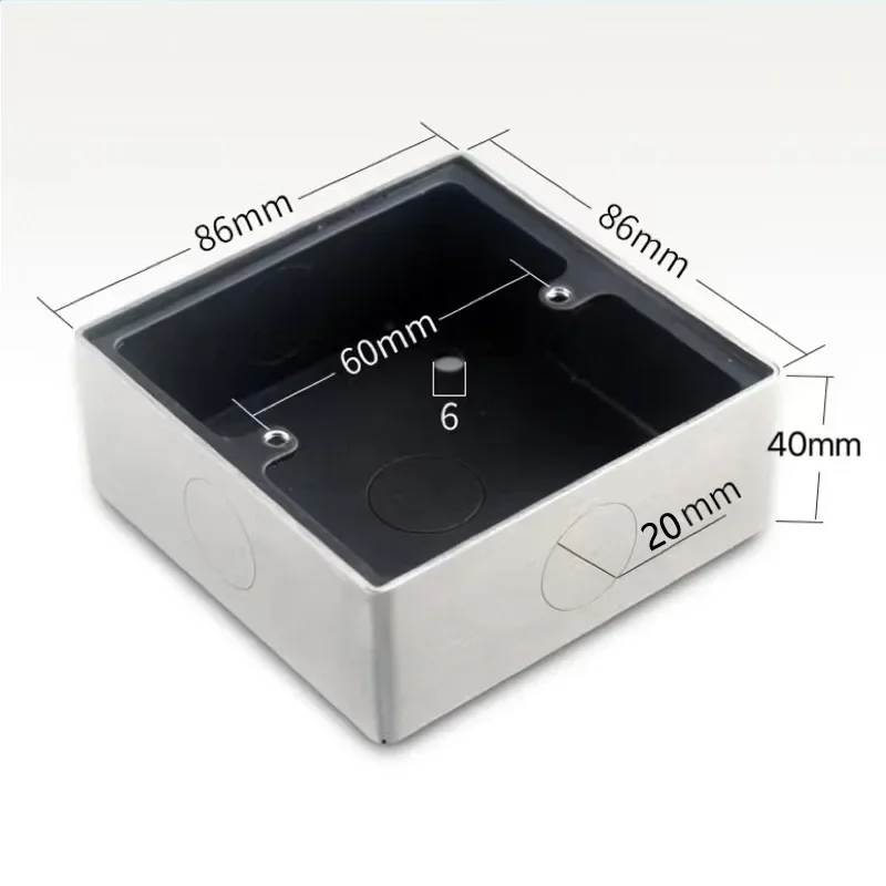 

Настенный тумблер из нержавеющей стали серый