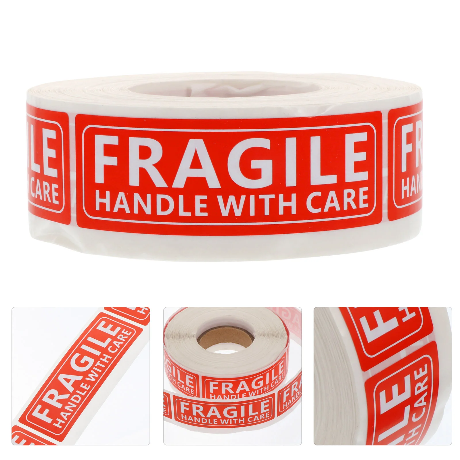 

Red Tags Paper Label Fragile Adhesive Sticker Handle Packing Warning Shipping Care