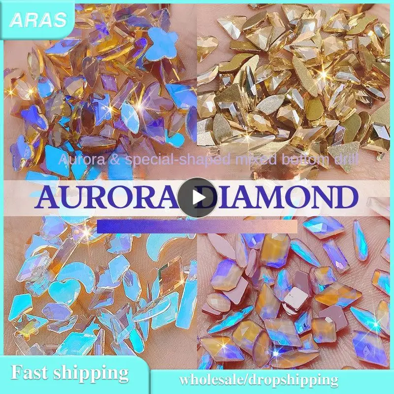 1 ~ 5 шт. новый стиль 5x8 мм Каплевидный Дизайн ногтей Стразы для самостоятельного 3D-дизайна ногтей украшение