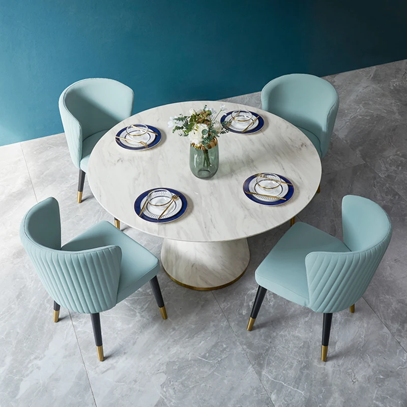 

Comfortable Modern Chairs Dining Room Leather Minimalist Nail Dining Chairs Bedroom Beauty Salon Cadeiras De Jantar Furniture