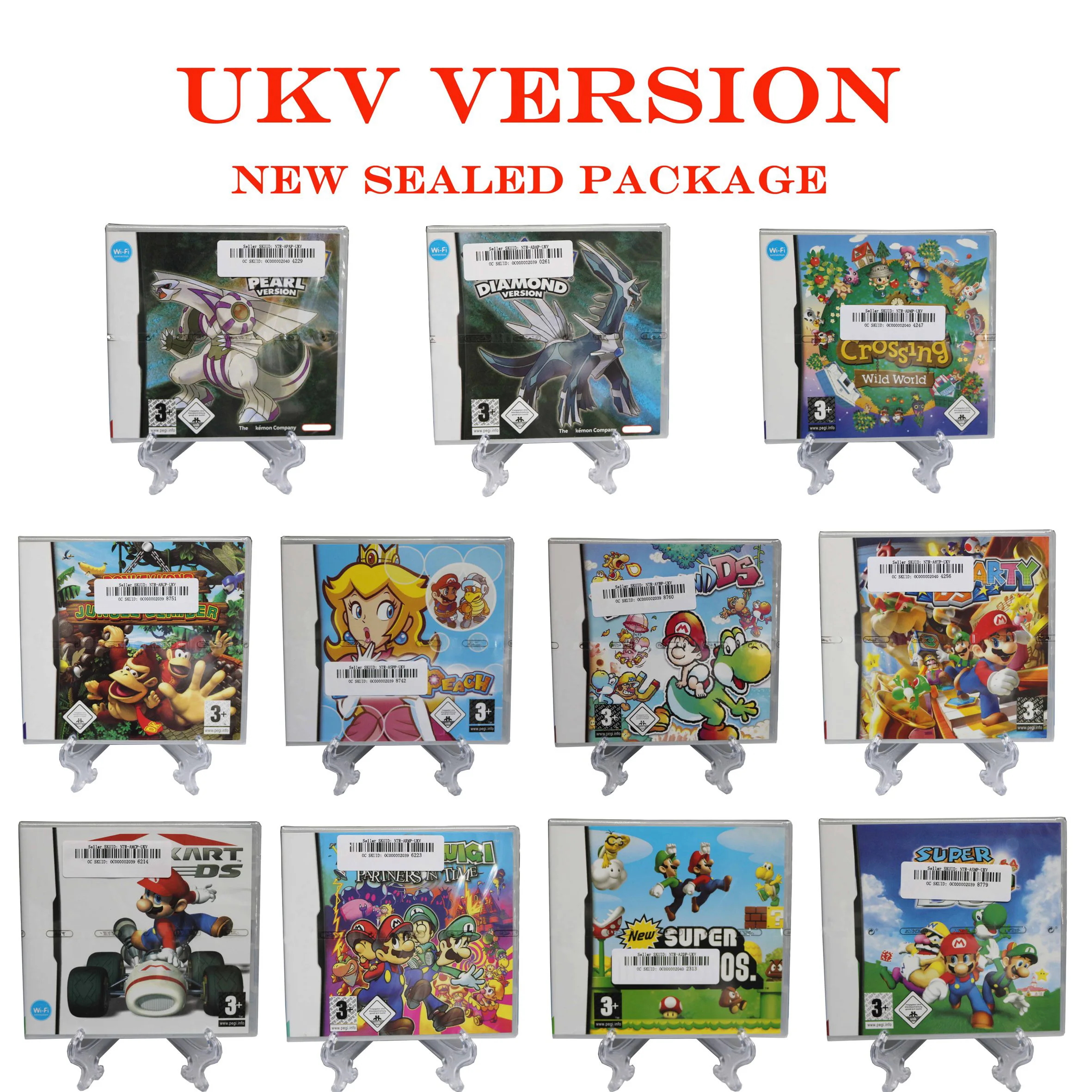 Версия UKV, новая герметичная электронная сигарета с руководством на английском языке 1:1, оригинальная Реплика, карта видеоигр DS для консоли DS 2DS 3DS