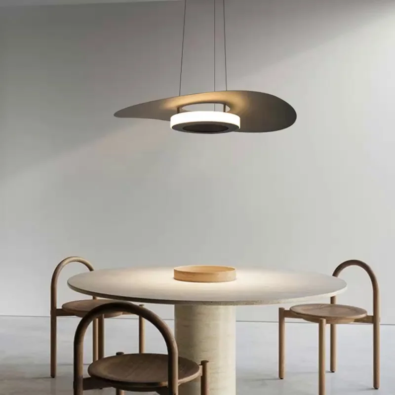 

Flying saucer restaurant chandelier new model room designer creative dining table art bar living room chandelier