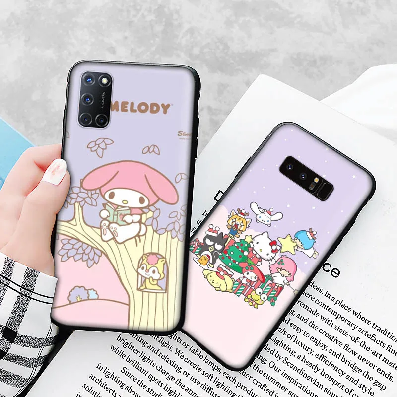 B-15 Kawaii Melody Soft чехол для Realme Narzo 20 30A 50i Q V11 V11S X Lite 9i XT 8 pro 8i C21 C21y C17