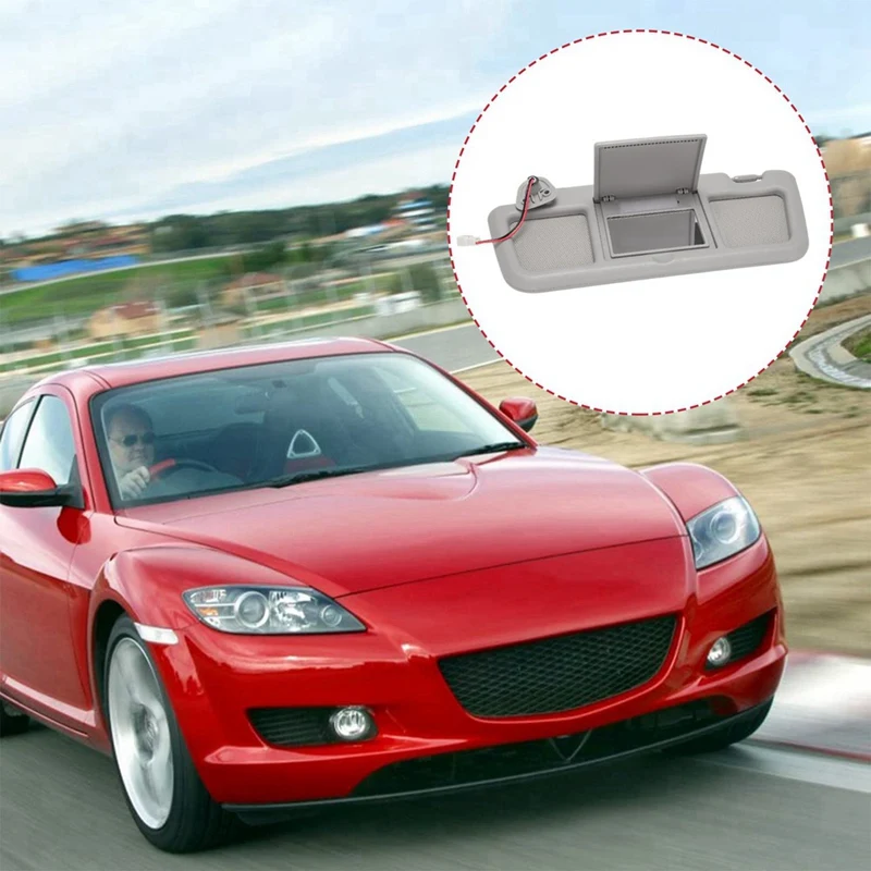 Левый передний солнцезащитный козырек задние зеркальные фотообои для Mazda