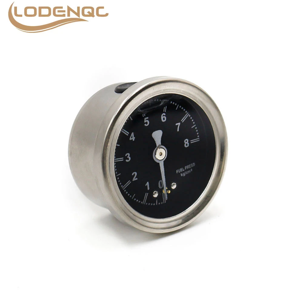 

Universal Liquid Filled Fuel Press Pressure Gauge BLACK Regulator R32 R33 R34 S15 JDM 1/8 NPT LC100491