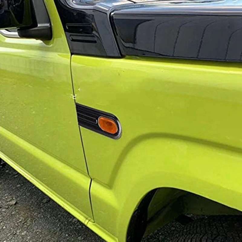 

Sides Light Cover Car Front Fender Side Marker Light Frame Decoration Cover Trim For Suzuki Jimny 2019 2020