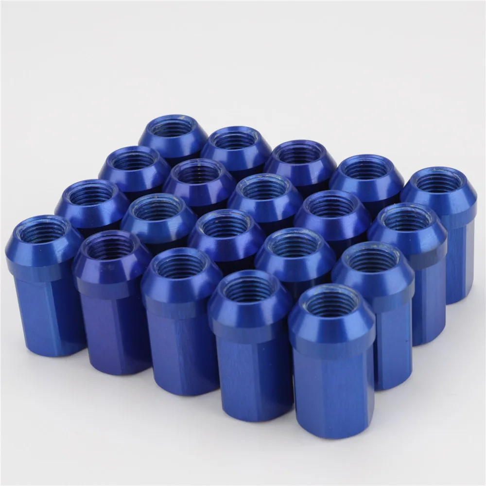 

Car Accessories 20PCS Forged 7075 Aluminum Alloy JDM Wheel Lug Nuts Bolt 17MM HEX 32MM LONG M12x1.5 M12x12.5