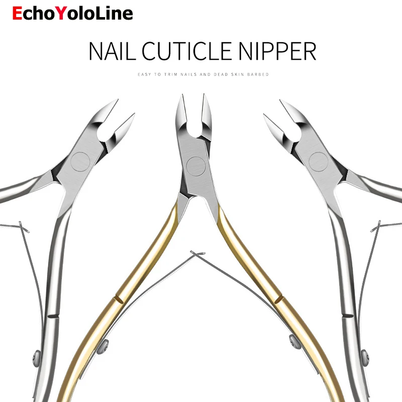 

6mm Manicure Tools Blade Fingernail Toenail Cuticle Nipper Trimming Stainless Steel Nail Clipper Cutter Cuticle Scissors Plier