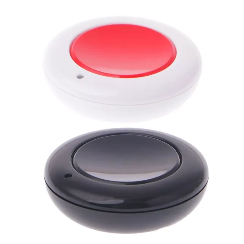 

Round Shape Button RF Transmitter Wireless Remote Control 433 MHz Roundness Design Remote Key Sticky Wall Panel