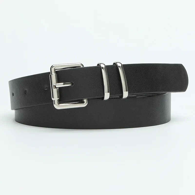 Ремень женский из мягкой кожи повседневный Стильный Простой пояс с