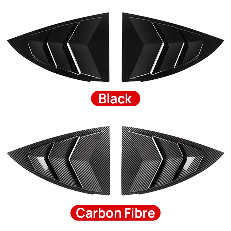 Для Tesla Model Y ModelY 2021 2022 2023 2024 2025 ABS Карбоновые жалюзи на заднее окно автомобиля