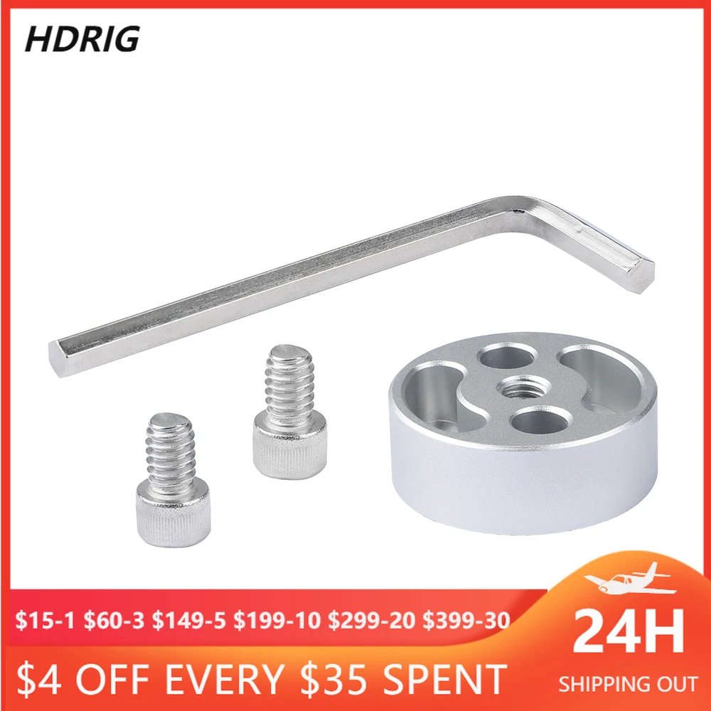

HDRIG Standard ARRI Rosette Mounting Adapter With M6 Female Thread For Photographic Accessories