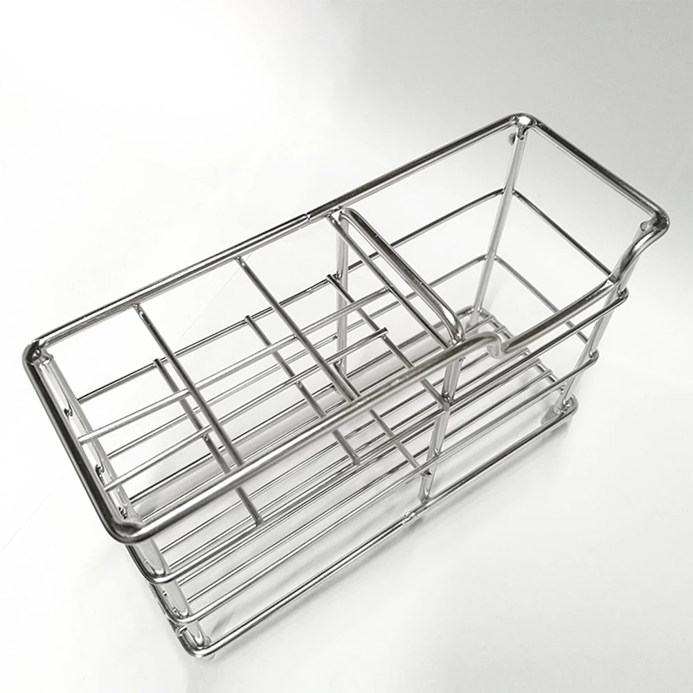 

Gift Grid Freestanding Durable Toothbrush Table Toothpaste Home Stainless Steel Bathroom Storage Rack