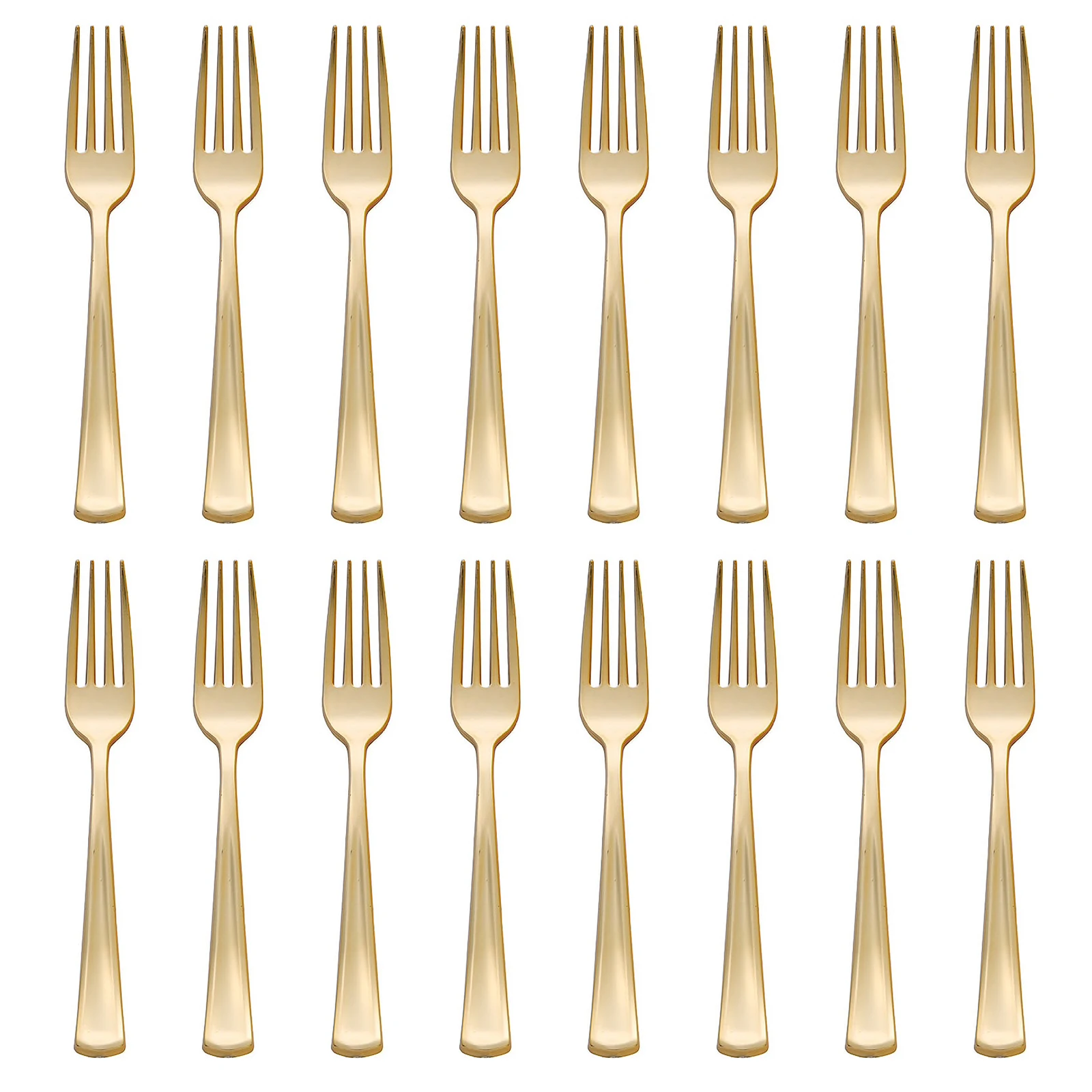 

Plastic Silverware Set Sturdy Fork Spoon Knife Disposable Flatware for Catering Parties Dinners Weddings 16pcs