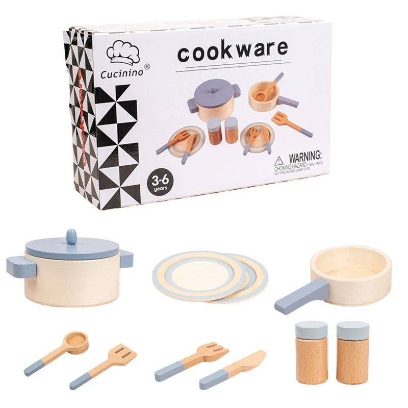 Realistic Kitchen Tableware for Play House Food Pretend for Play Cooking  Gi E65D