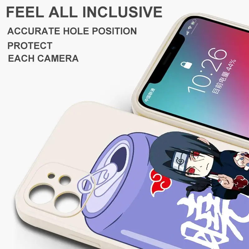 Itachi Pop Bottle Phone Case For iPhone 11 6 6s X Xr Xs 7 7P 8 Plus SE 2020 11 12 13 Max Pro Mini 1q49 Accessories Cute Talkie images - 6