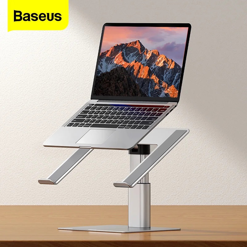Регулируемая подставка для ноутбука Baseus алюминиевый держатель Macbook Pro Air iPad