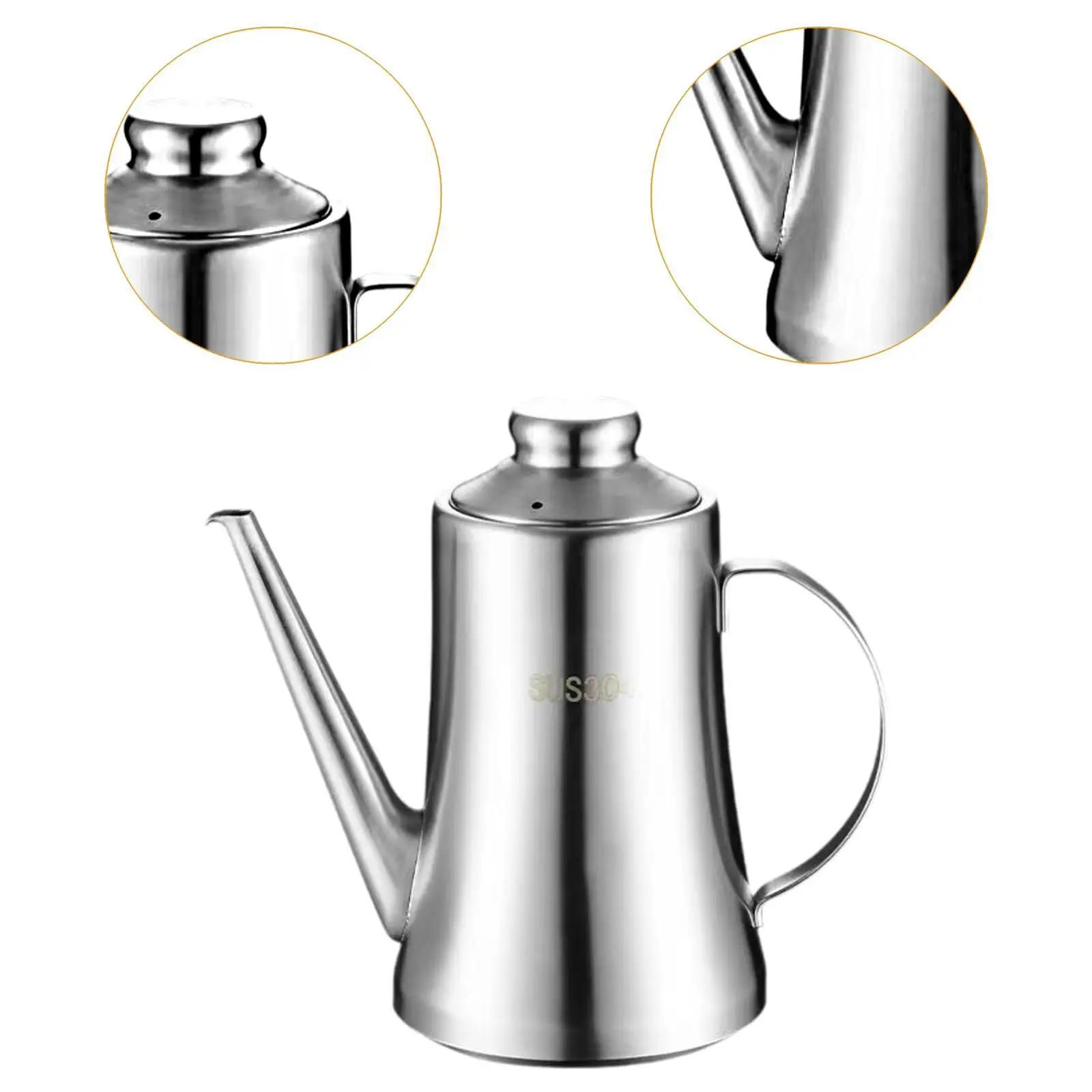 Диспенсер для масла из нержавеющей стали. Контейнер масла. Просто очищает