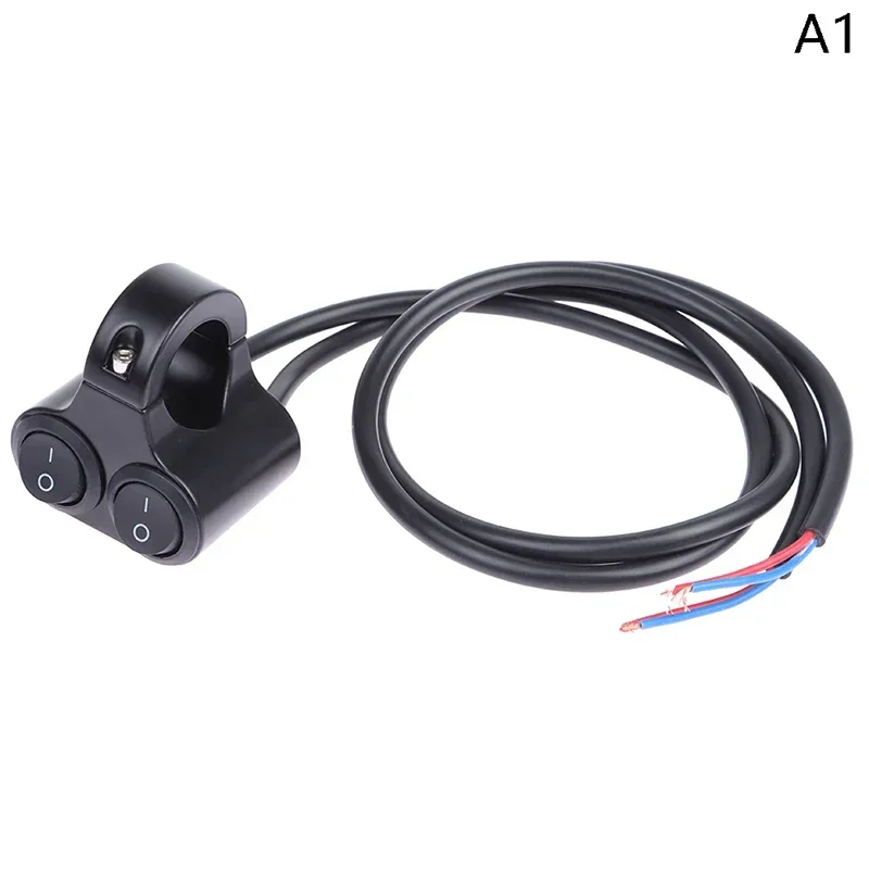 

1 шт., алюминиевый сплав, 12 В, переключатель управления рулем мотоцикла, двойная кнопка управления, фара, мигалка, динамик, переключатель, 2 выбора