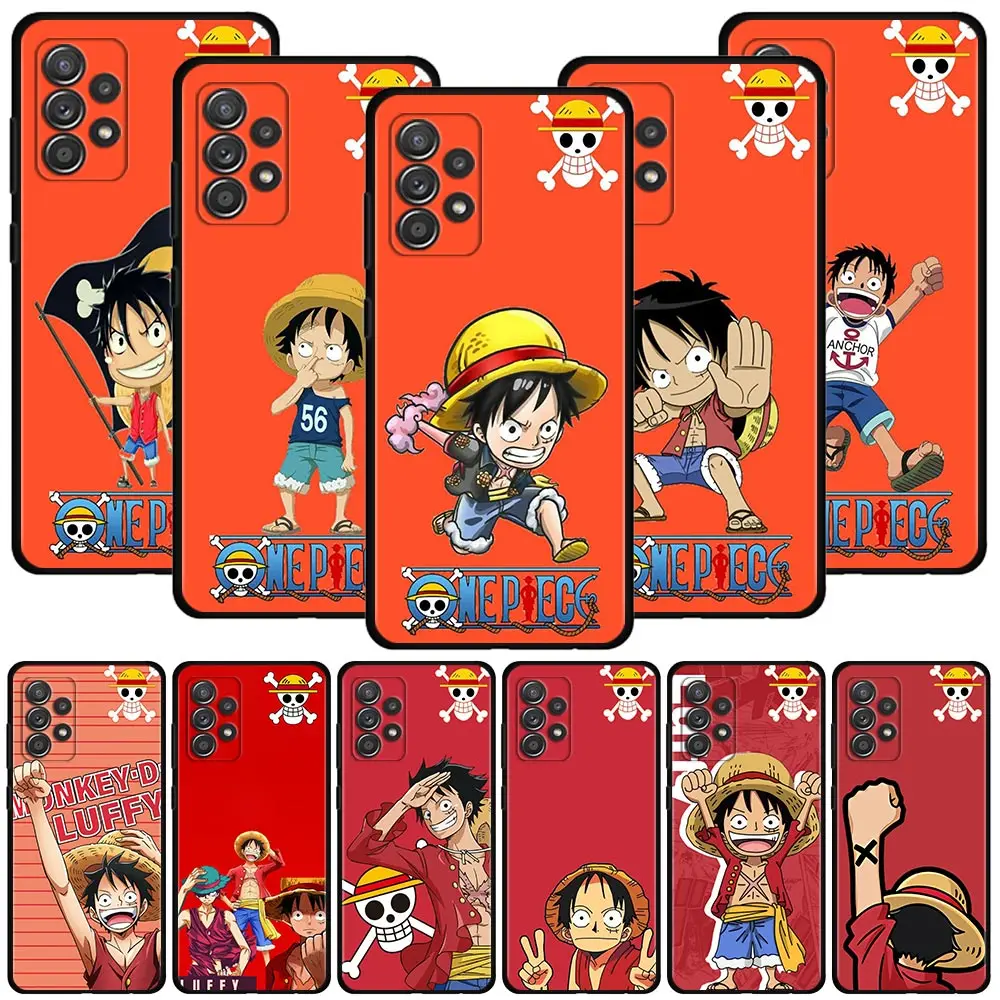 

Cattoon Anime One Piece Luffy Zoro For Samsung Galaxy A12 A51 A71 A31 A13 A11 A01 A72 A52 A32 A22 A52s A21s A02s A02 Case